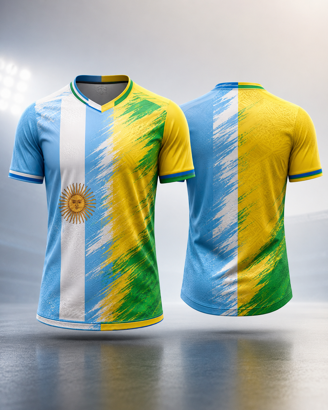 Classic red mixed jersey design